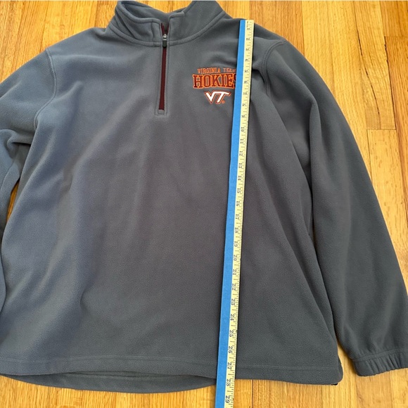 Men's Virginia Tech Quarter Zip Pullover Fleece Jacket X Large (T) - Picture 9 of 9